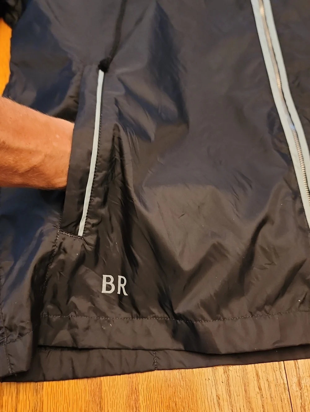 Banana Republic Black Lightweight Zip-Front Jacket